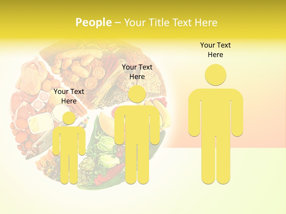 Diet Balance Round PowerPoint Template