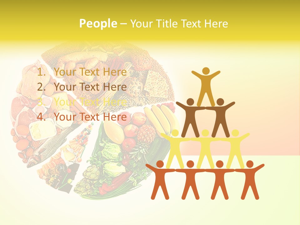 Diet Balance Round PowerPoint Template
