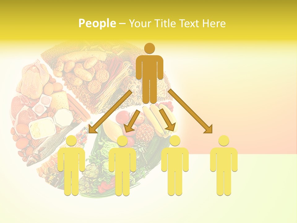 Diet Balance Round PowerPoint Template