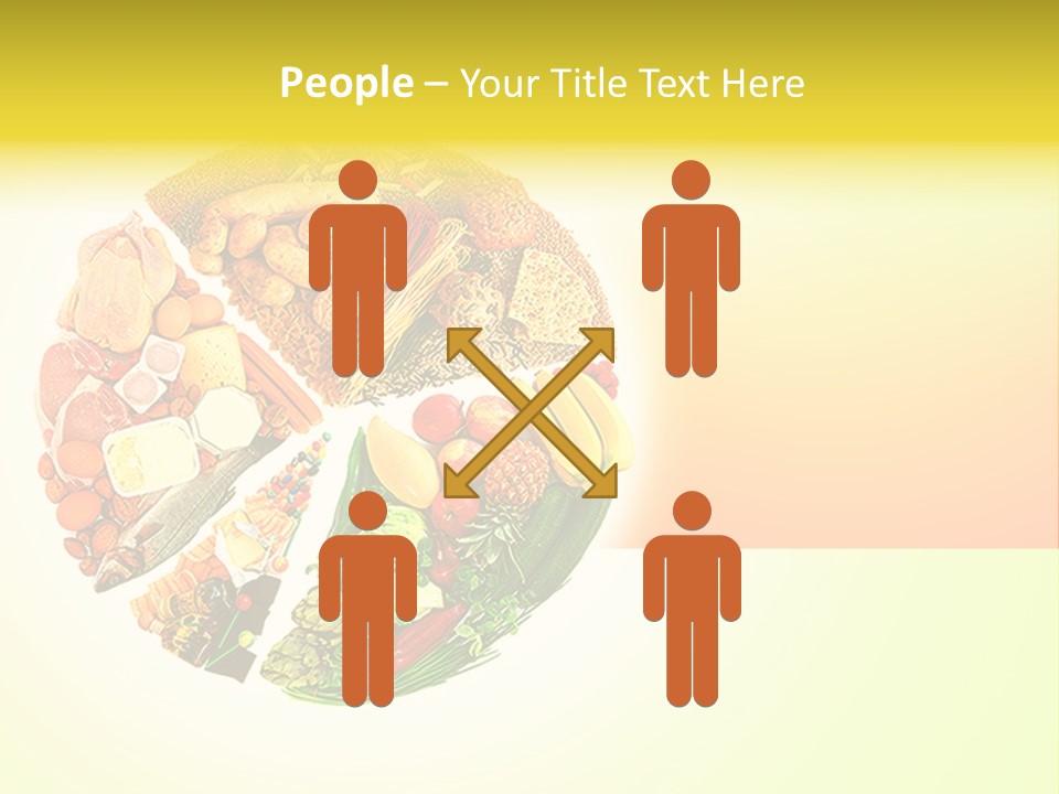 Diet Balance Round PowerPoint Template