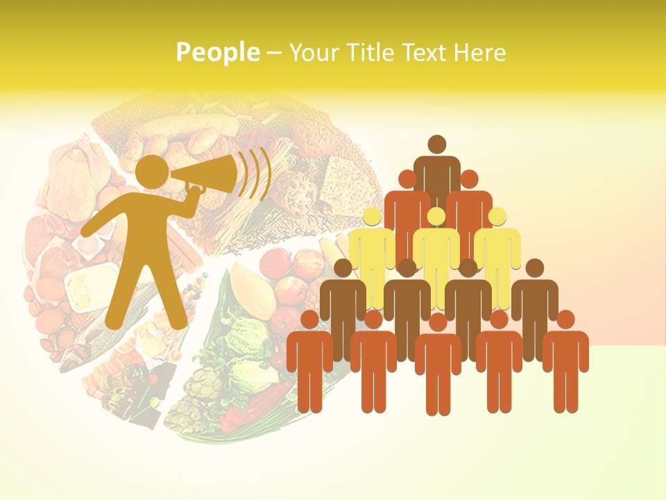 Diet Balance Round PowerPoint Template