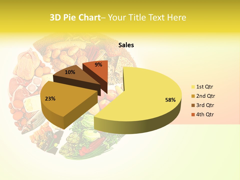 Diet Balance Round PowerPoint Template