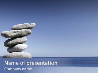 Balance Rock Tower PowerPoint Template