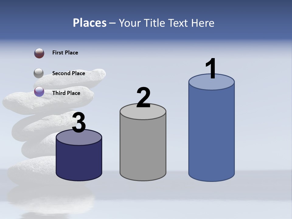 Balance Rock Tower PowerPoint Template