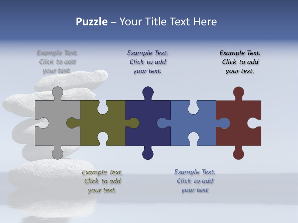 Balance Rock Tower PowerPoint Template