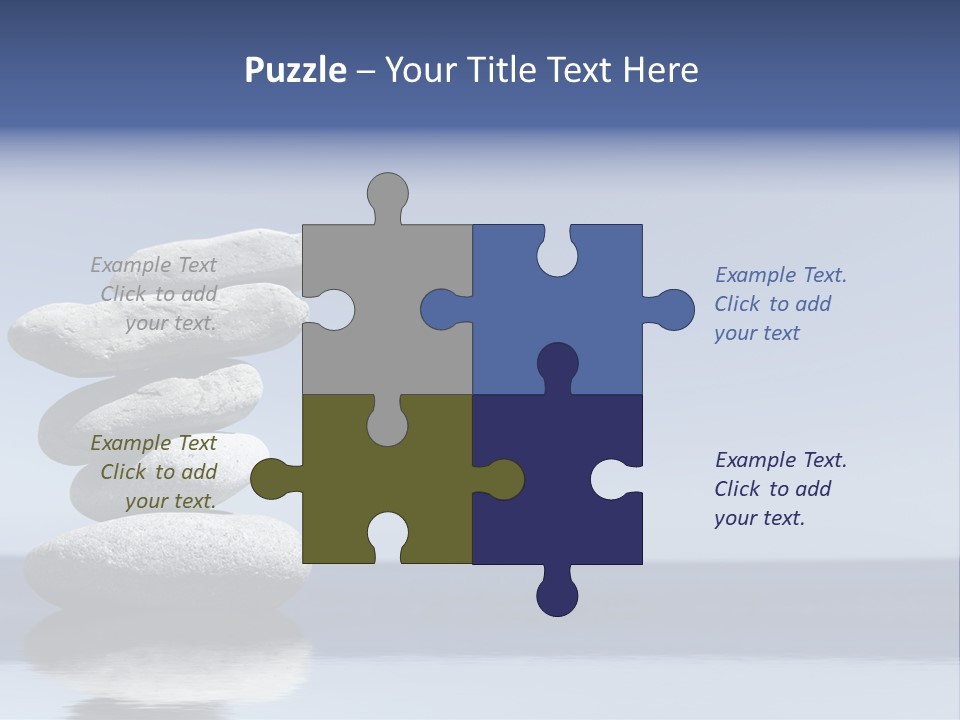 Balance Rock Tower PowerPoint Template