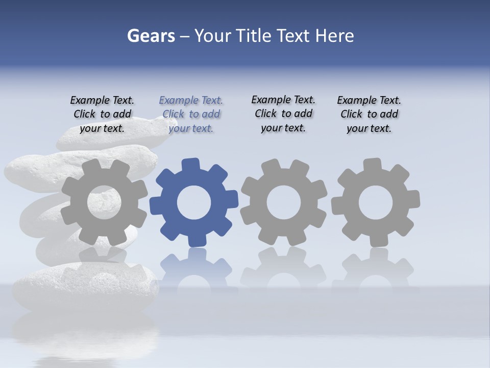 Balance Rock Tower PowerPoint Template