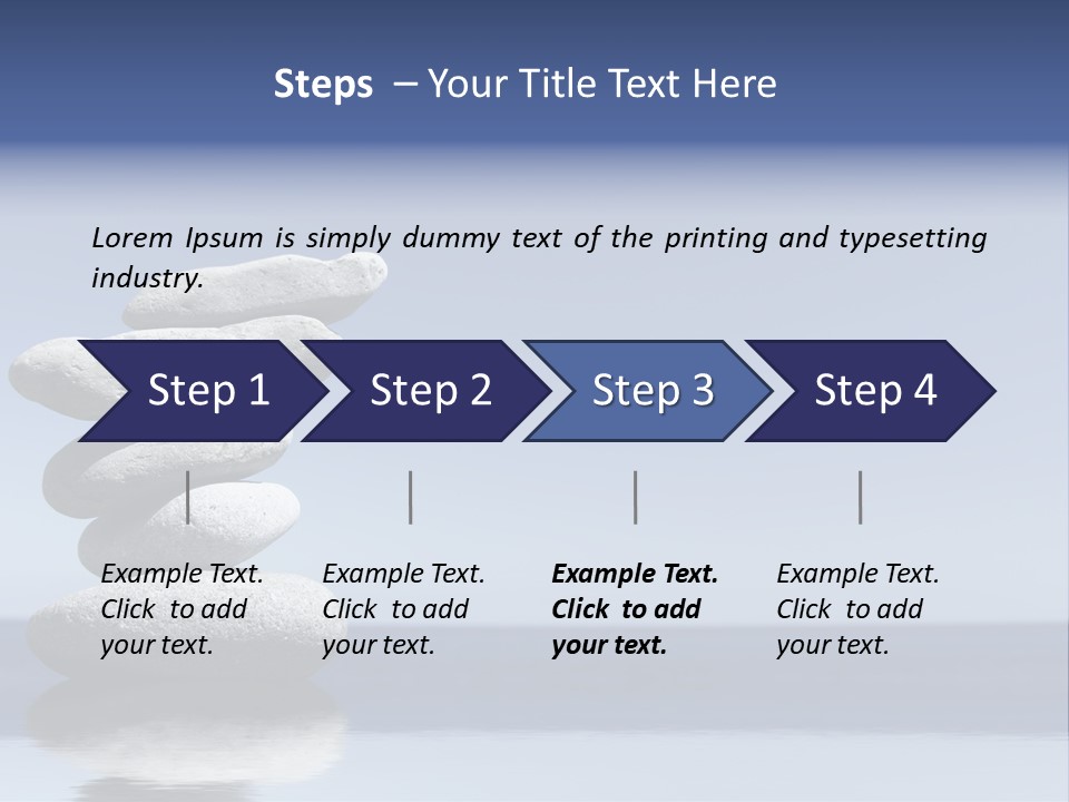 Balance Rock Tower PowerPoint Template