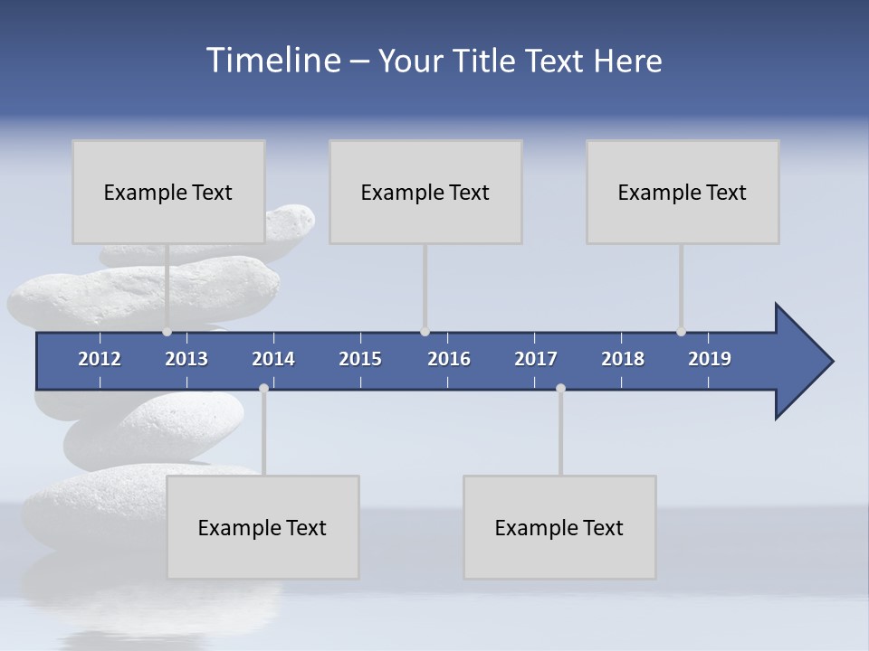 Balance Rock Tower PowerPoint Template
