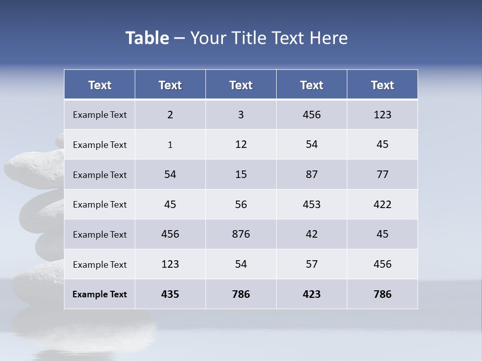 Balance Rock Tower PowerPoint Template
