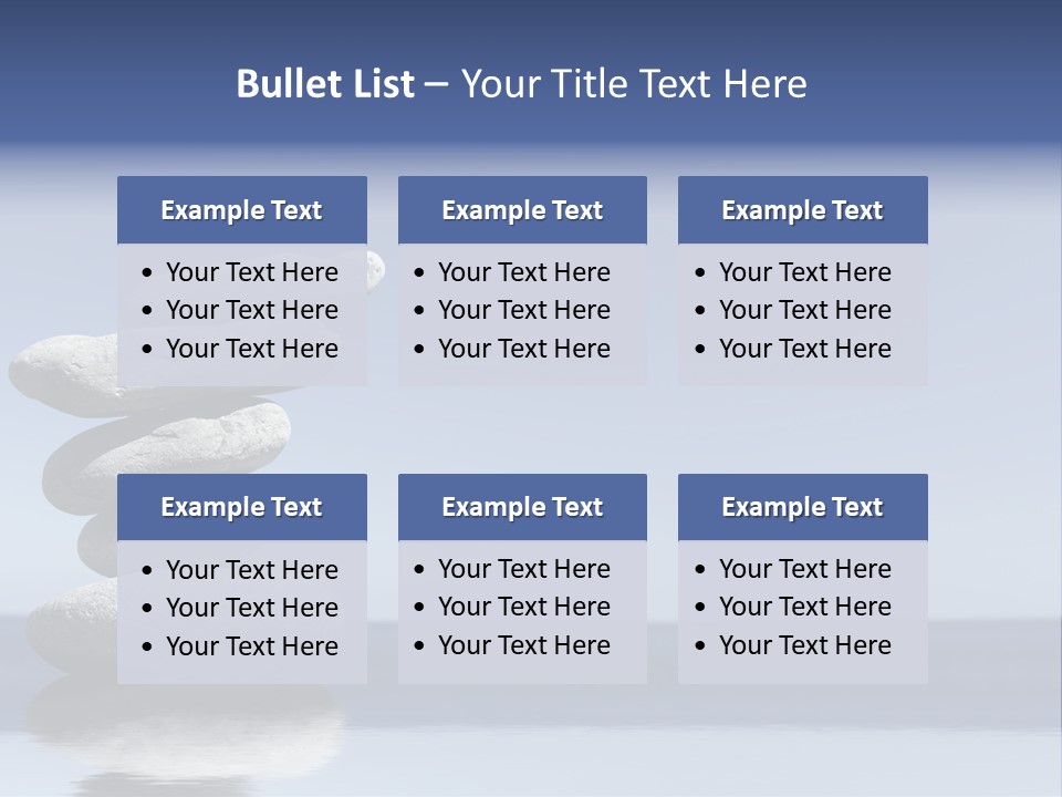 Balance Rock Tower PowerPoint Template