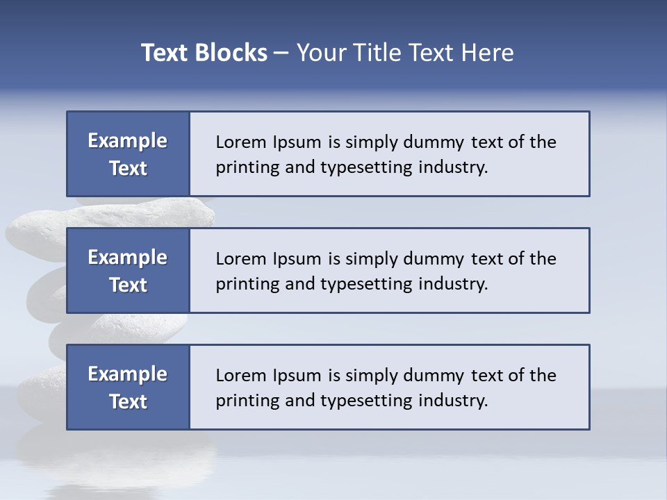 Balance Rock Tower PowerPoint Template