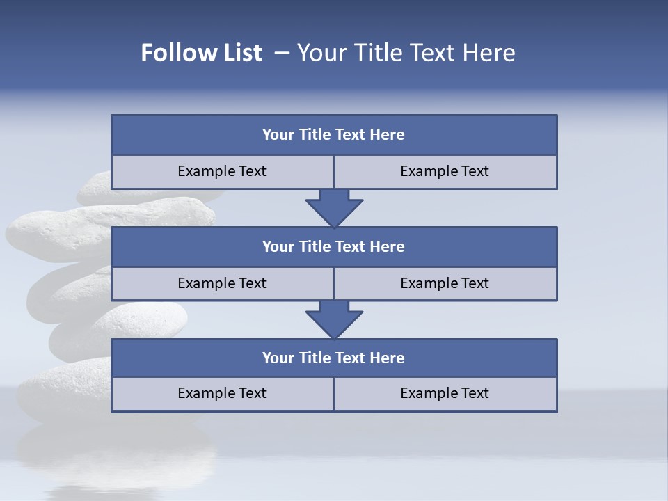 Balance Rock Tower PowerPoint Template
