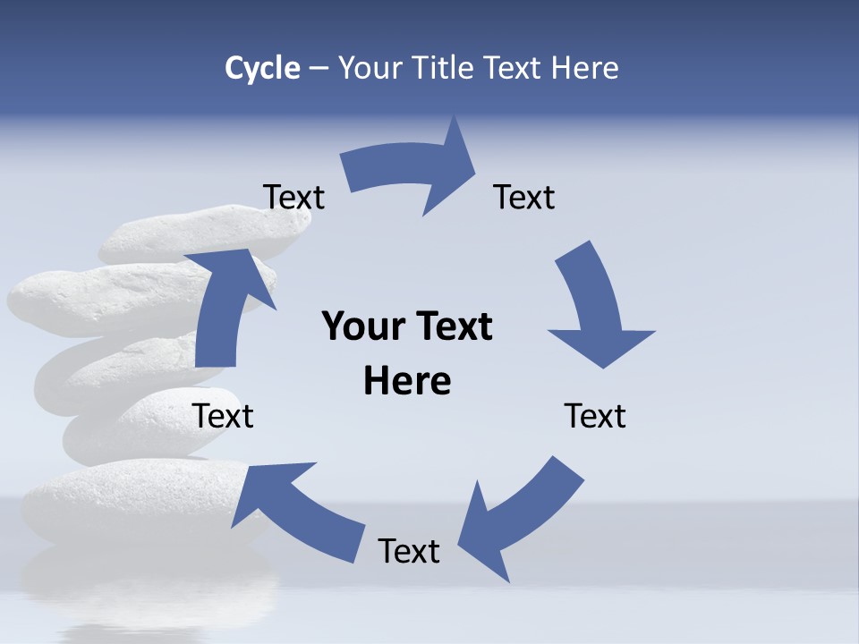 Balance Rock Tower PowerPoint Template