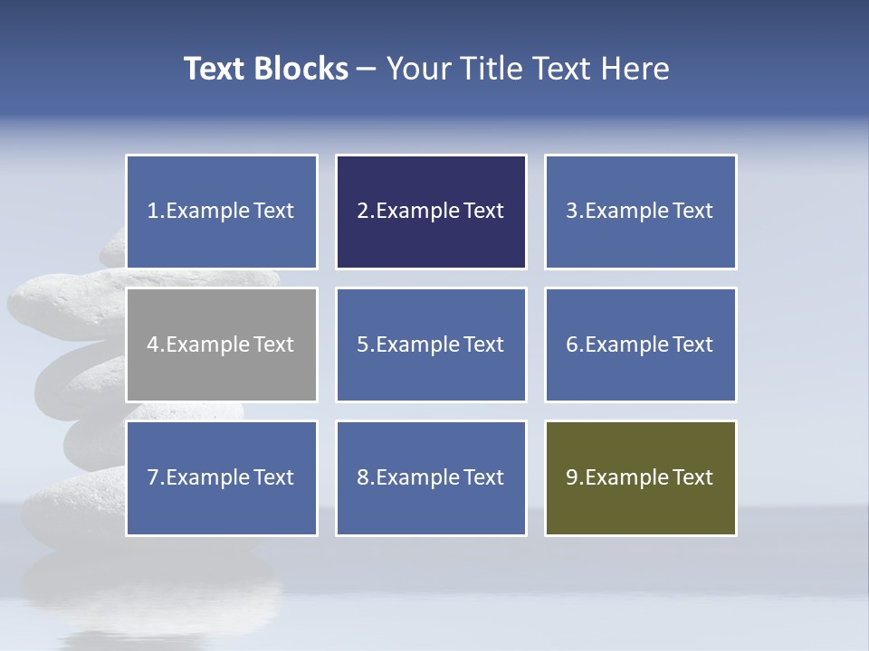 Balance Rock Tower PowerPoint Template