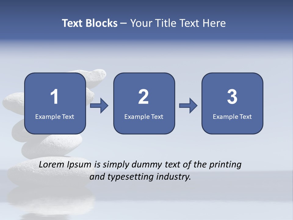 Balance Rock Tower PowerPoint Template