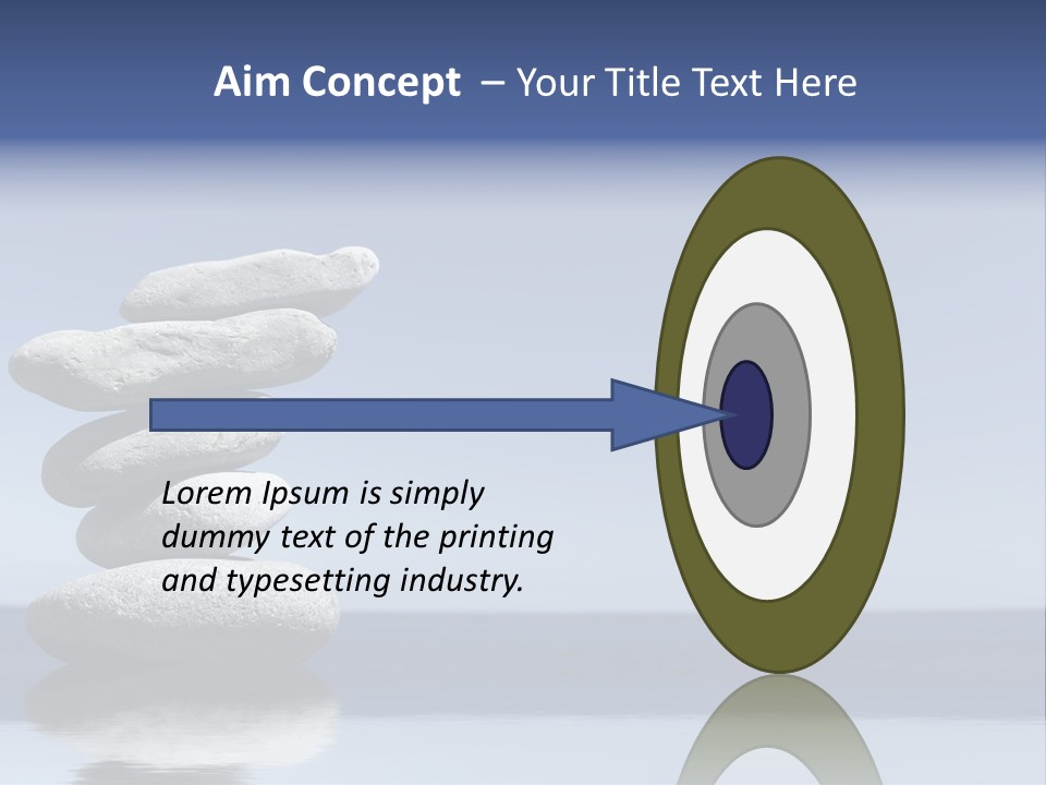 Balance Rock Tower PowerPoint Template