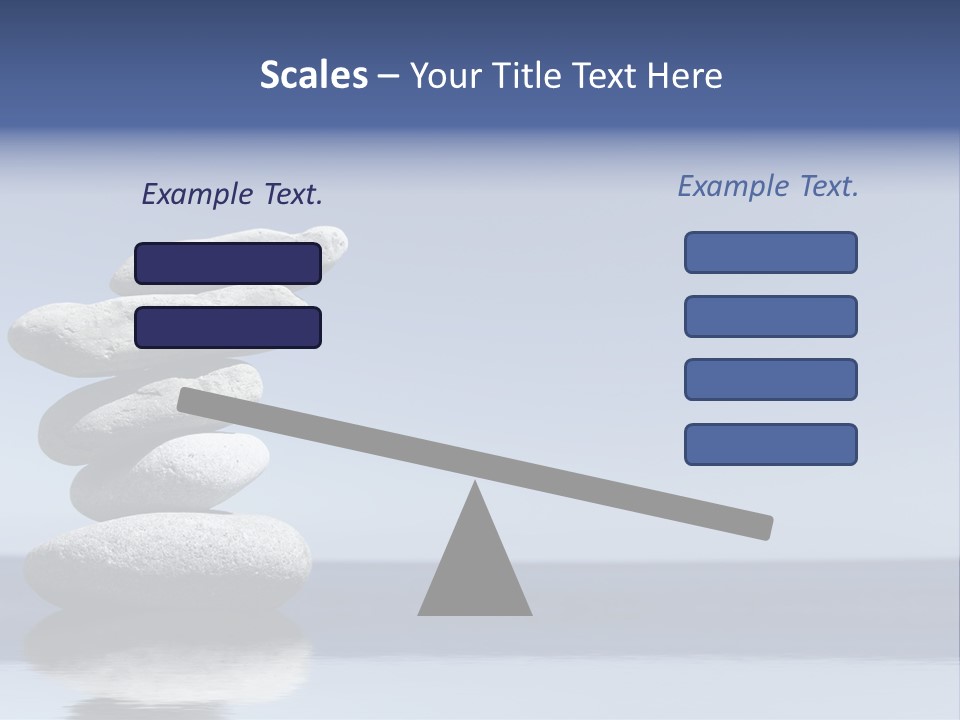 Balance Rock Tower PowerPoint Template