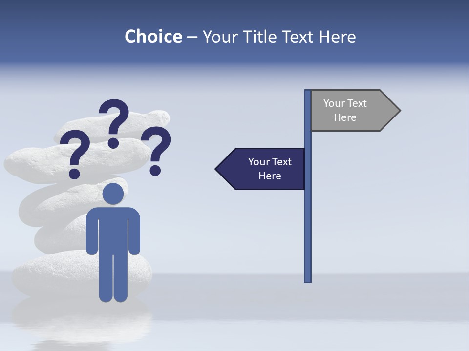 Balance Rock Tower PowerPoint Template