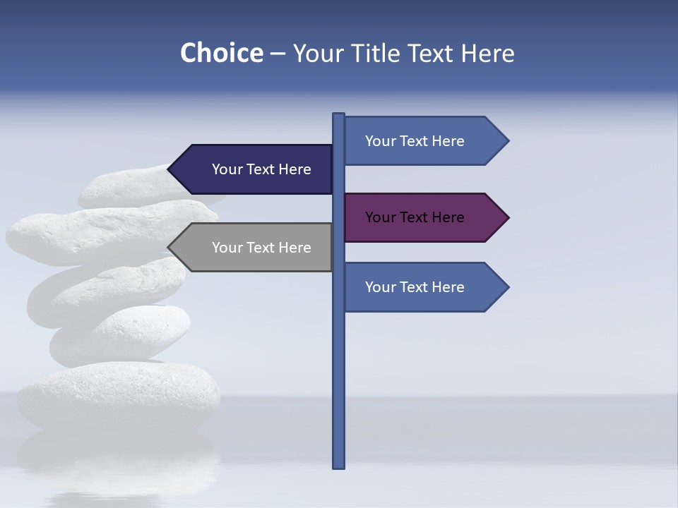 Balance Rock Tower PowerPoint Template
