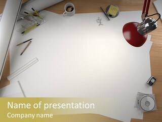 Artist Office Studio PowerPoint Template