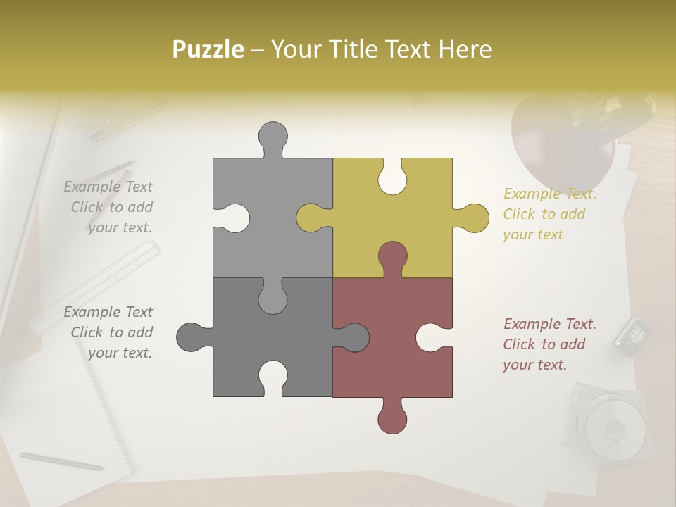 Artist Office Studio PowerPoint Template