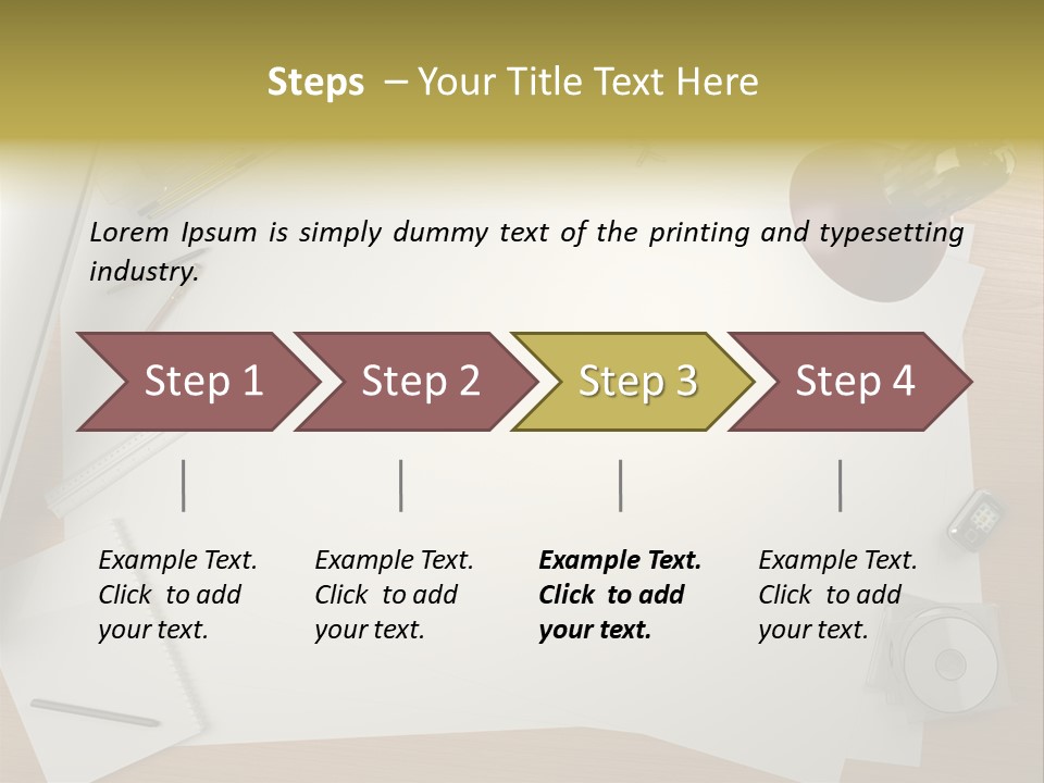 Artist Office Studio PowerPoint Template