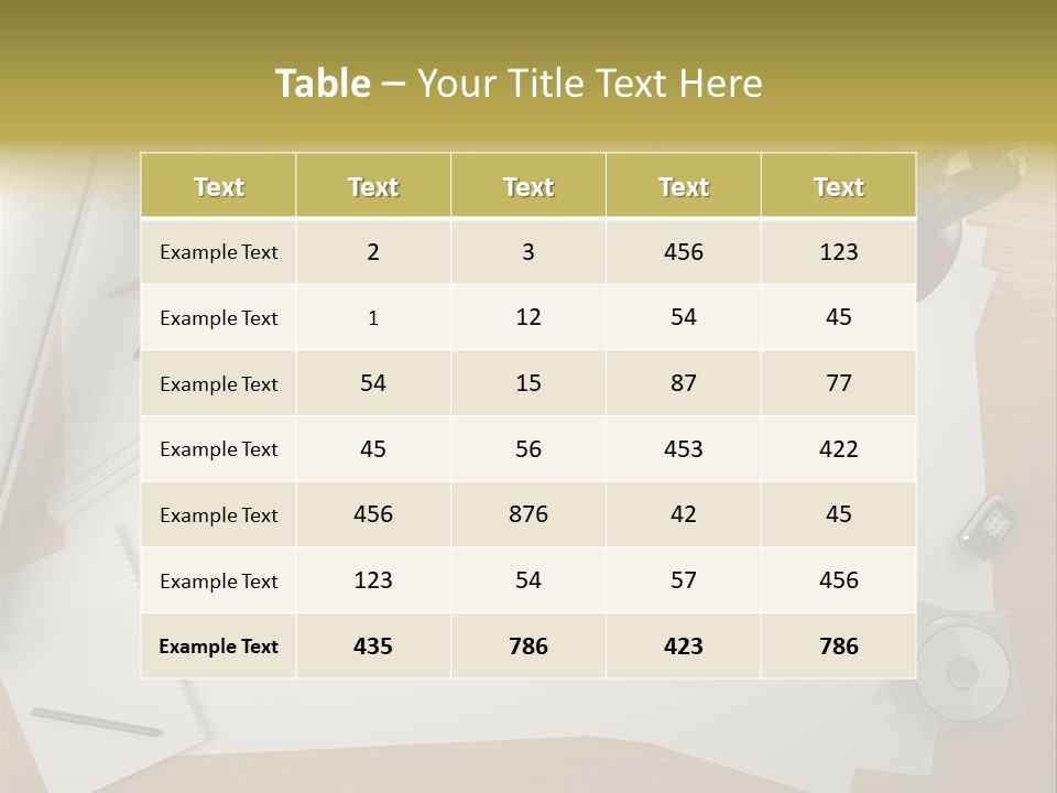 Artist Office Studio PowerPoint Template