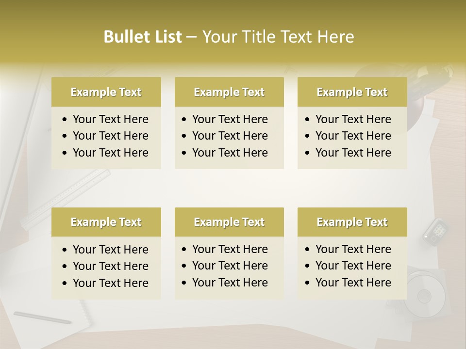 Artist Office Studio PowerPoint Template