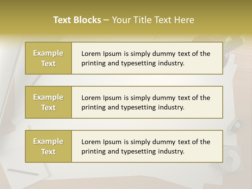 Artist Office Studio PowerPoint Template