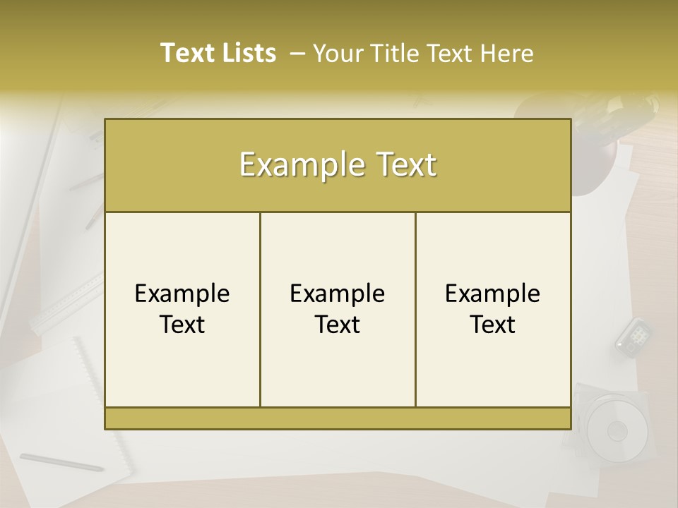 Artist Office Studio PowerPoint Template