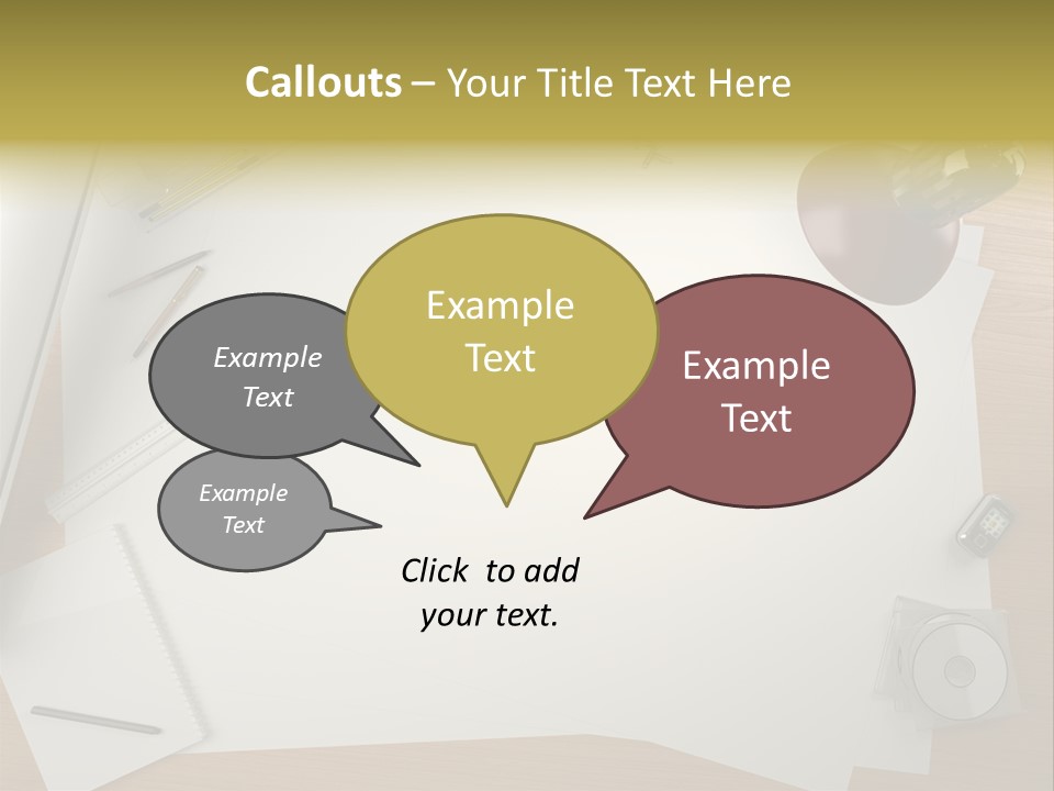 Artist Office Studio PowerPoint Template