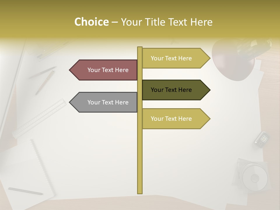 Artist Office Studio PowerPoint Template
