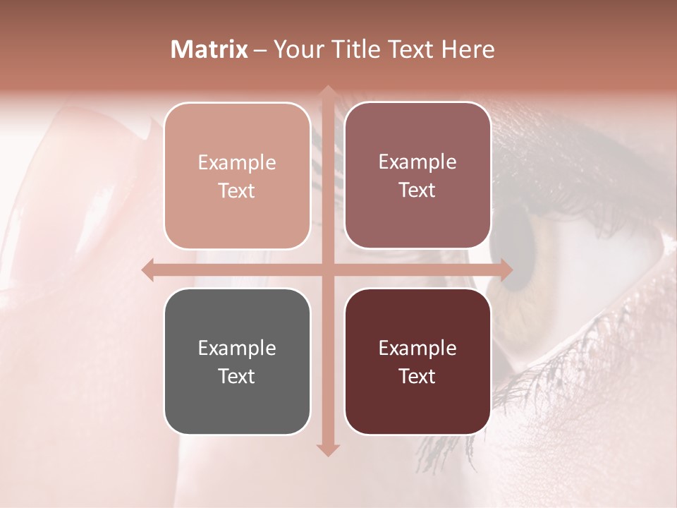 Ophtalmologist Solution Woman PowerPoint Template