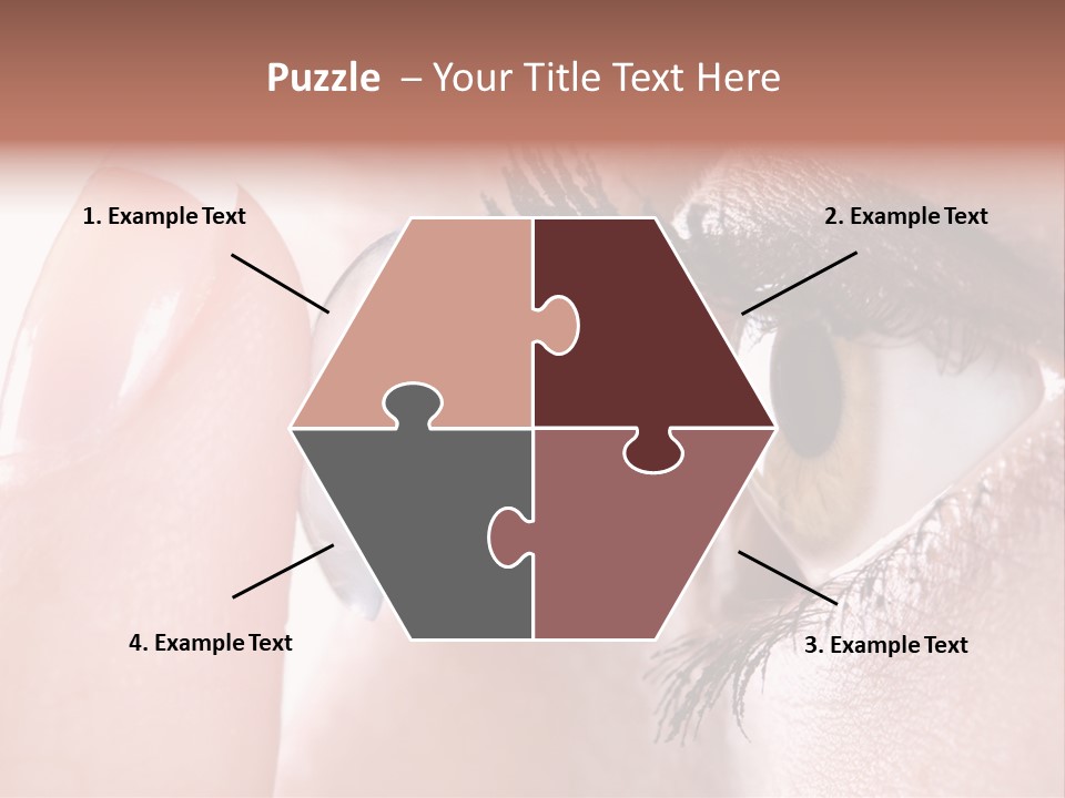 Ophtalmologist Solution Woman PowerPoint Template