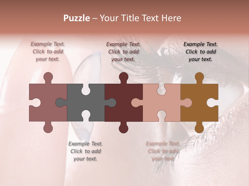 Ophtalmologist Solution Woman PowerPoint Template