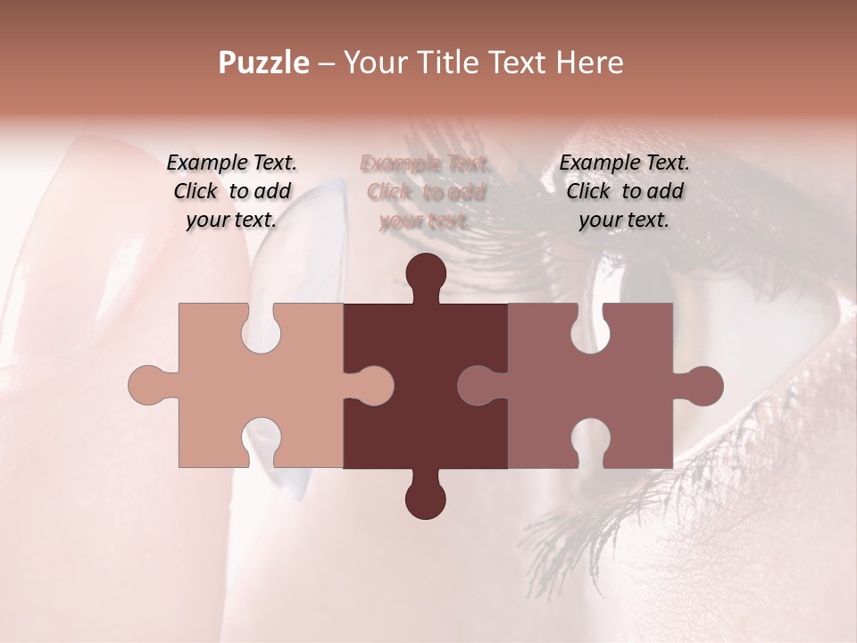 Ophtalmologist Solution Woman PowerPoint Template