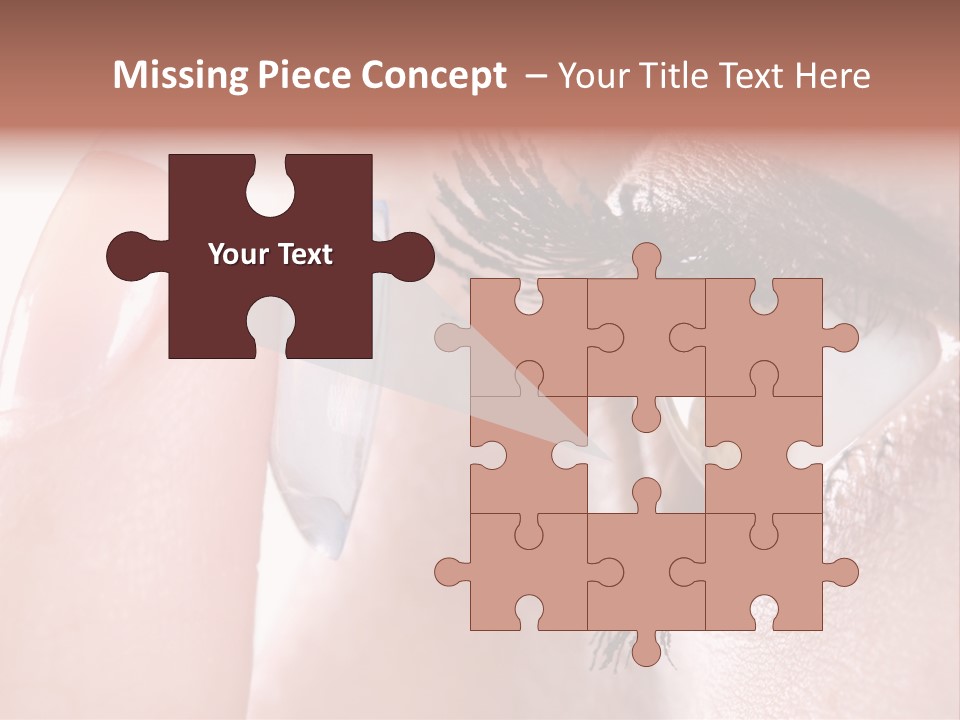 Ophtalmologist Solution Woman PowerPoint Template