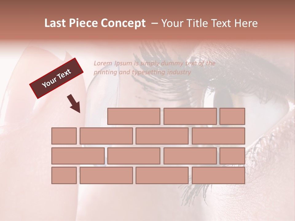 Ophtalmologist Solution Woman PowerPoint Template