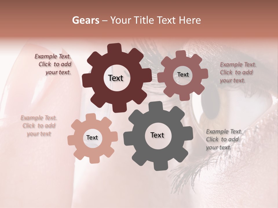 Ophtalmologist Solution Woman PowerPoint Template