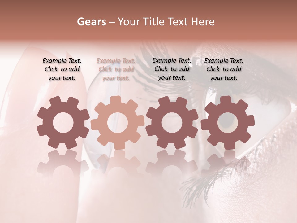 Ophtalmologist Solution Woman PowerPoint Template