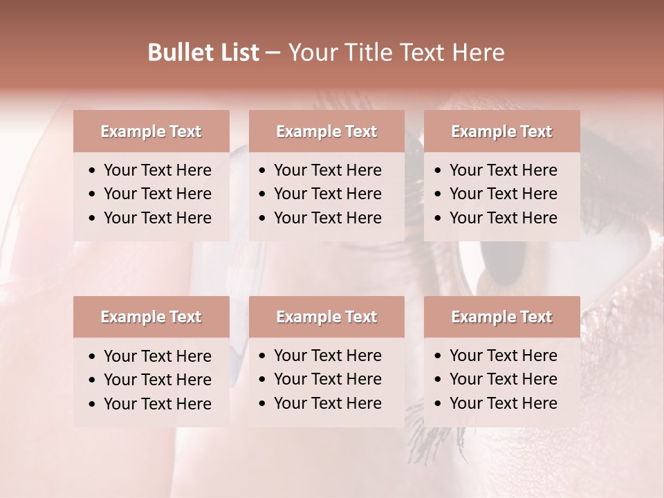 Ophtalmologist Solution Woman PowerPoint Template