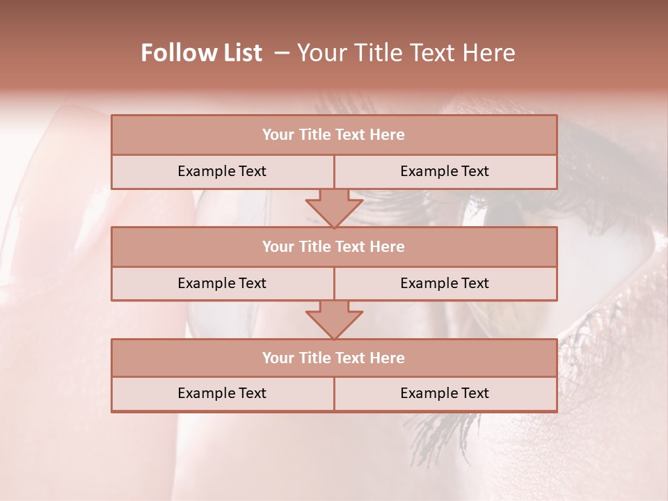 Ophtalmologist Solution Woman PowerPoint Template