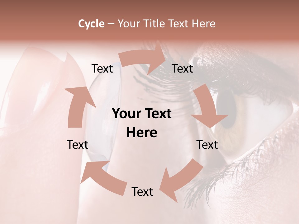 Ophtalmologist Solution Woman PowerPoint Template