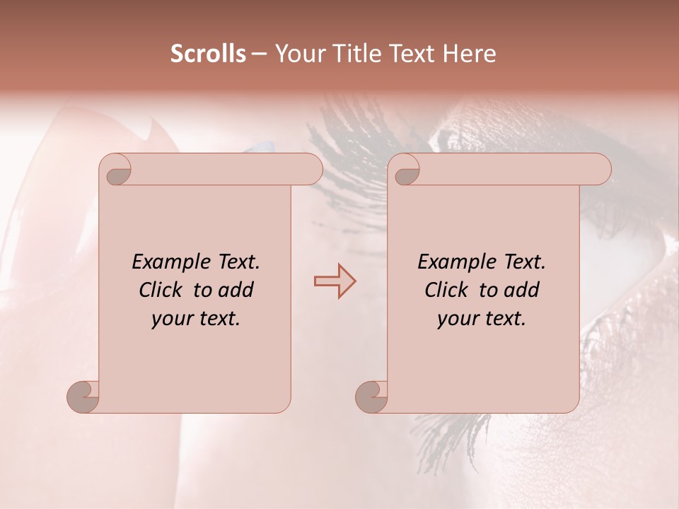 Ophtalmologist Solution Woman PowerPoint Template