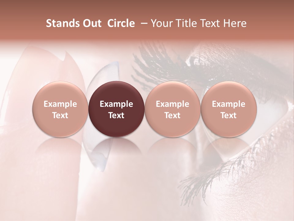 Ophtalmologist Solution Woman PowerPoint Template