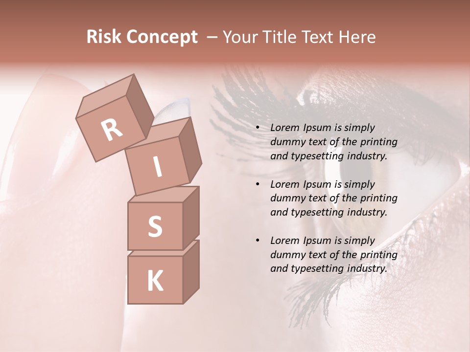 Ophtalmologist Solution Woman PowerPoint Template