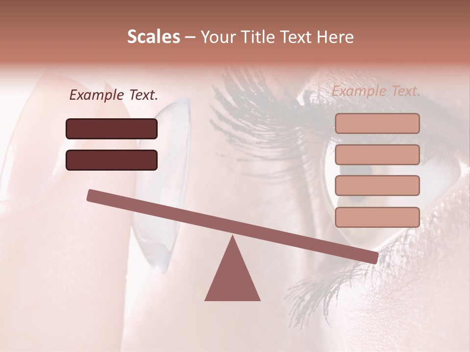 Ophtalmologist Solution Woman PowerPoint Template