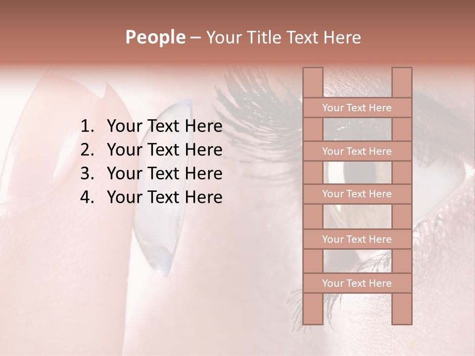 Ophtalmologist Solution Woman PowerPoint Template