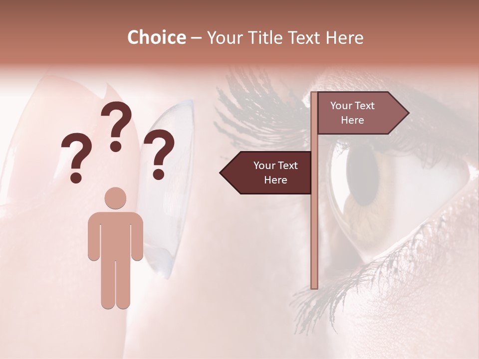 Ophtalmologist Solution Woman PowerPoint Template